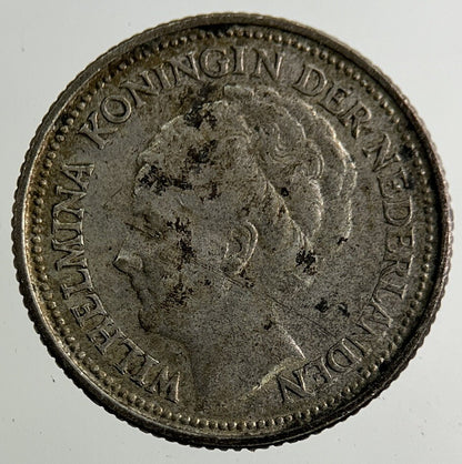 1926 Netherlands 10 Cents Silver Coin | Fine Collectable Grade