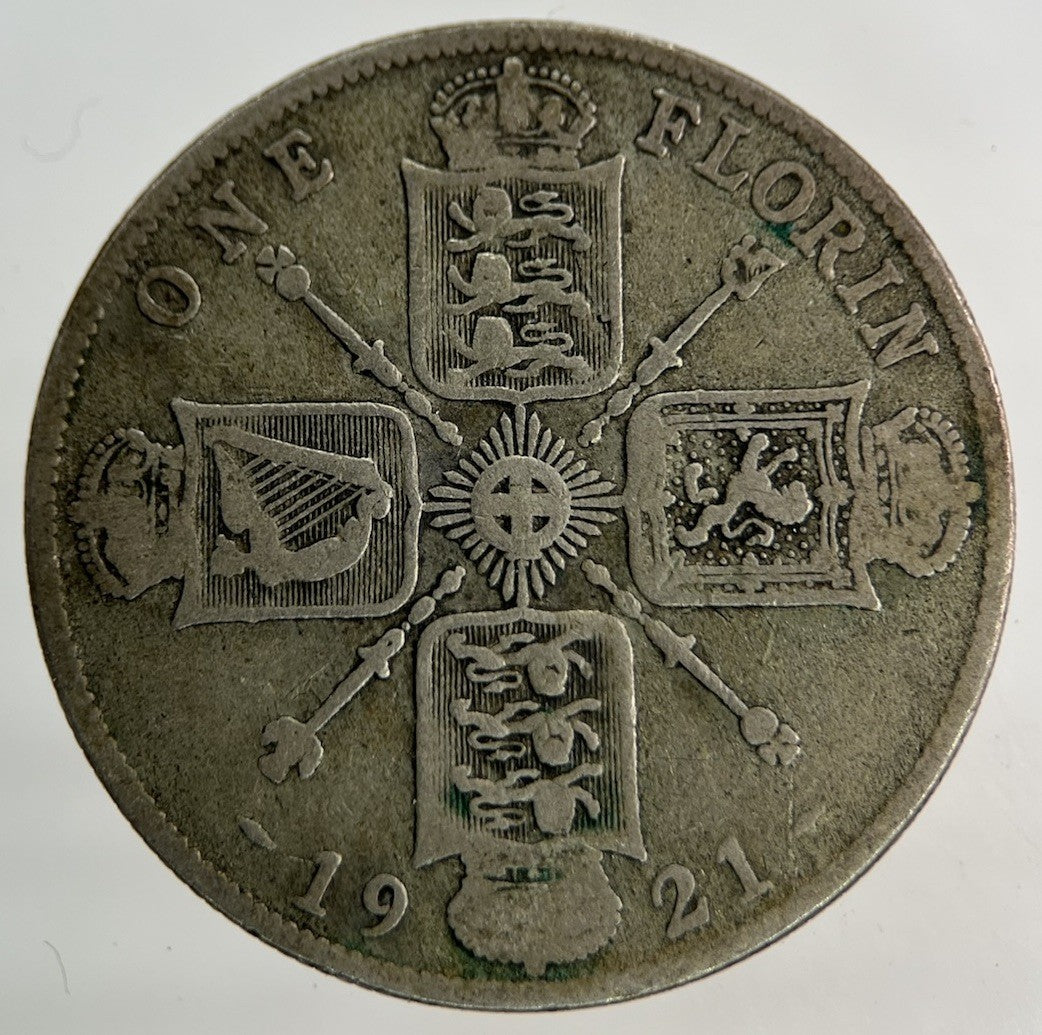 1921 George V Florin Silver Coin | Fine Collectable Grade