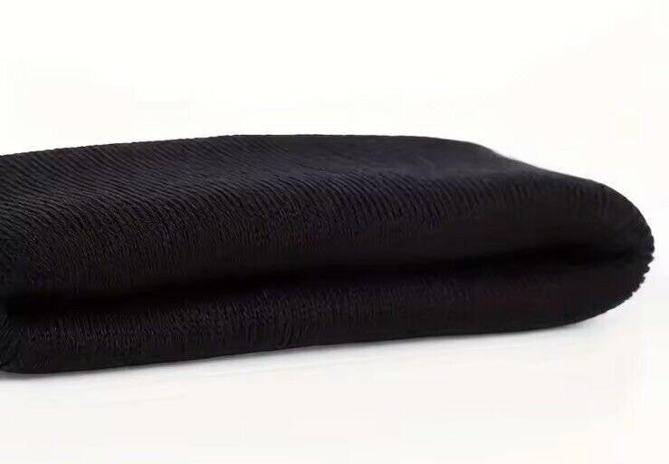 Mens Womens Casual Black Cotton Skull Cap Bobble Hat UK