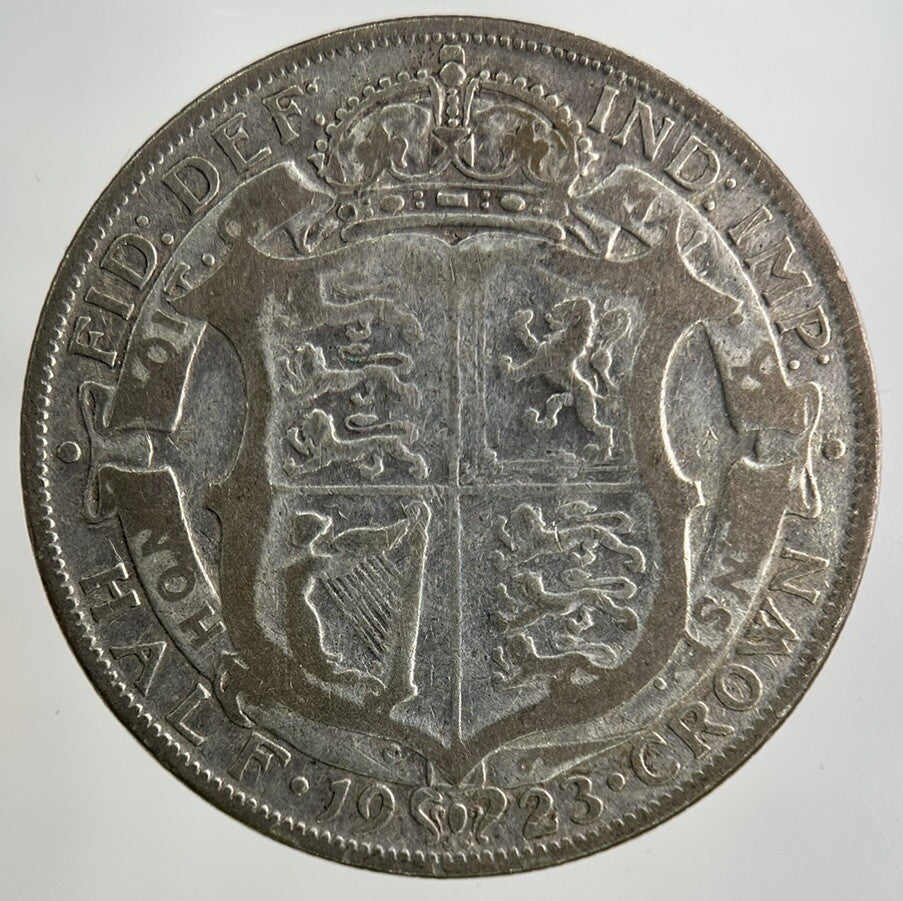 1923 George V Half - Crown Silver Coin | Fine Collectable Grade