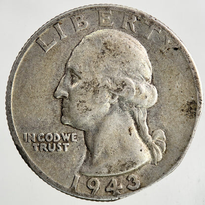 1943 US USA Quarter Silver Coin | Collectable Grade