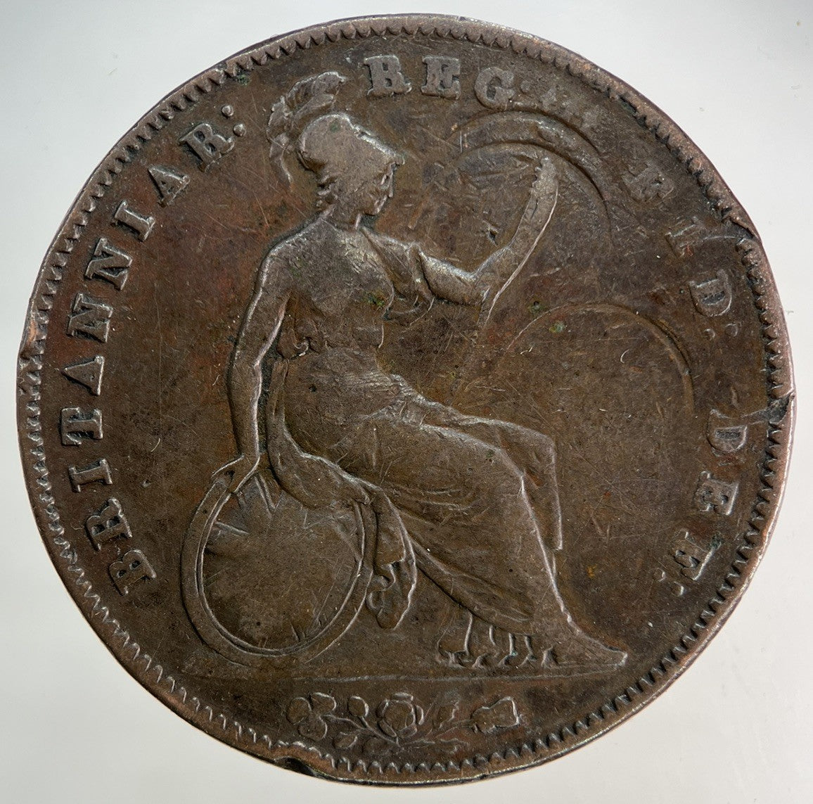 1854 Victoria One Penny Coin | Collectable Grade