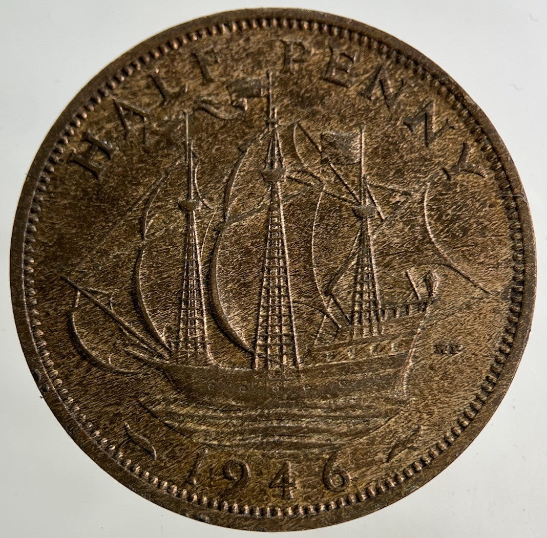 1946 George VI Half - Penny Coin | Very High Grade
