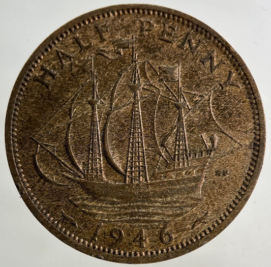1946 George VI Half - Penny Coin | Very High Grade