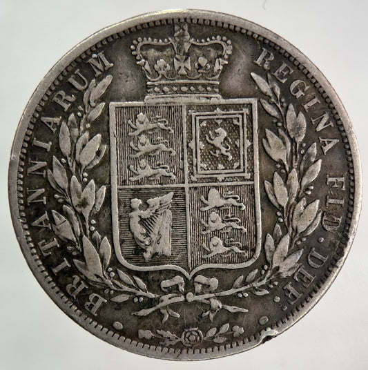 1884 Victoria Half - Crown Silver Coin | Very High Grade