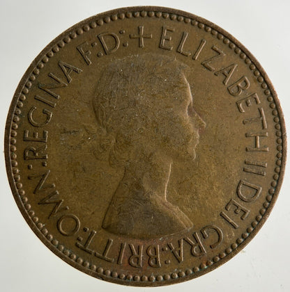 1953 Elizabeth II 2nd Half - Penny Coin | Fine Collectable Grade
