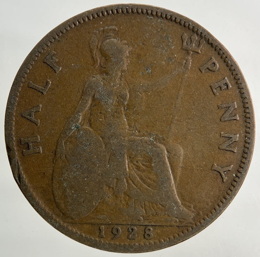 1928 George V Half - Penny Coin | Collectable Grade