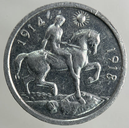 1914 - 1918 British WWI War Medal Token Coin | Collectable Grade