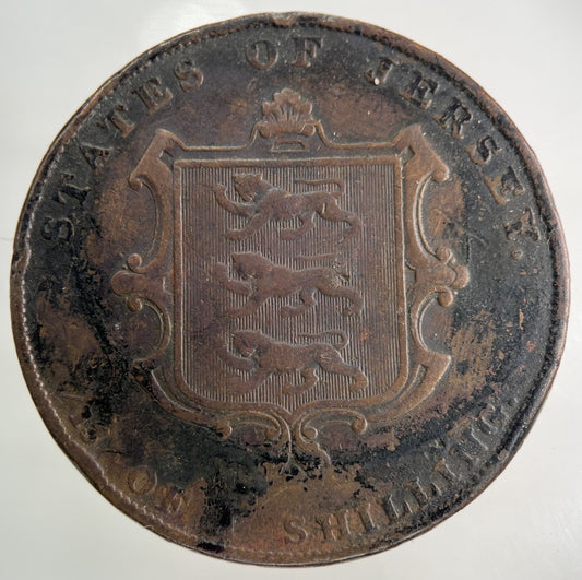 1841 Jersey 1/13th Of A Shilling Coin | Collectable Grade