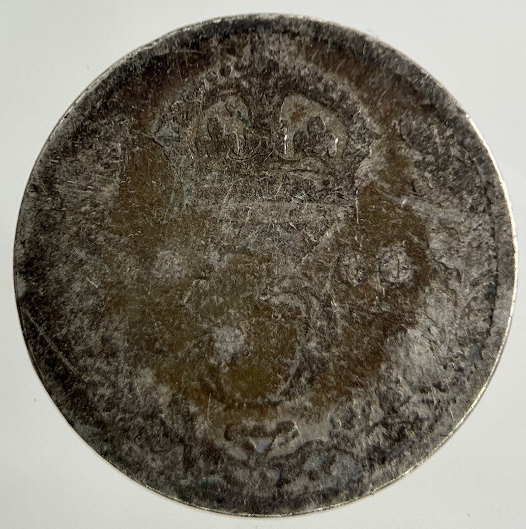 1900 Victoria Threepence Silver Coin | Worn Grade
