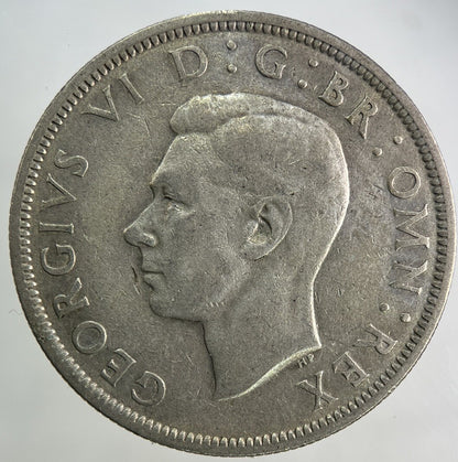 1941 George VI Half - Crown Silver Coin | Fine Collectable Grade