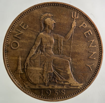 1938 George VI One Penny Coin | Fine Collectable Grade