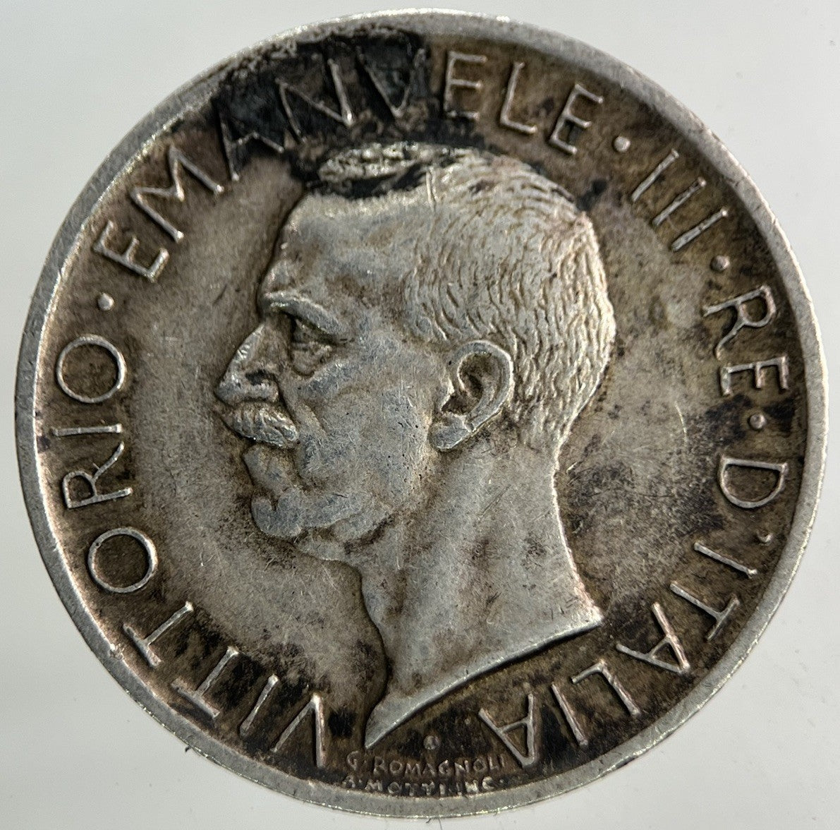 1927 Italy 5 Lira Silver Coin | Fine Collectable Grade