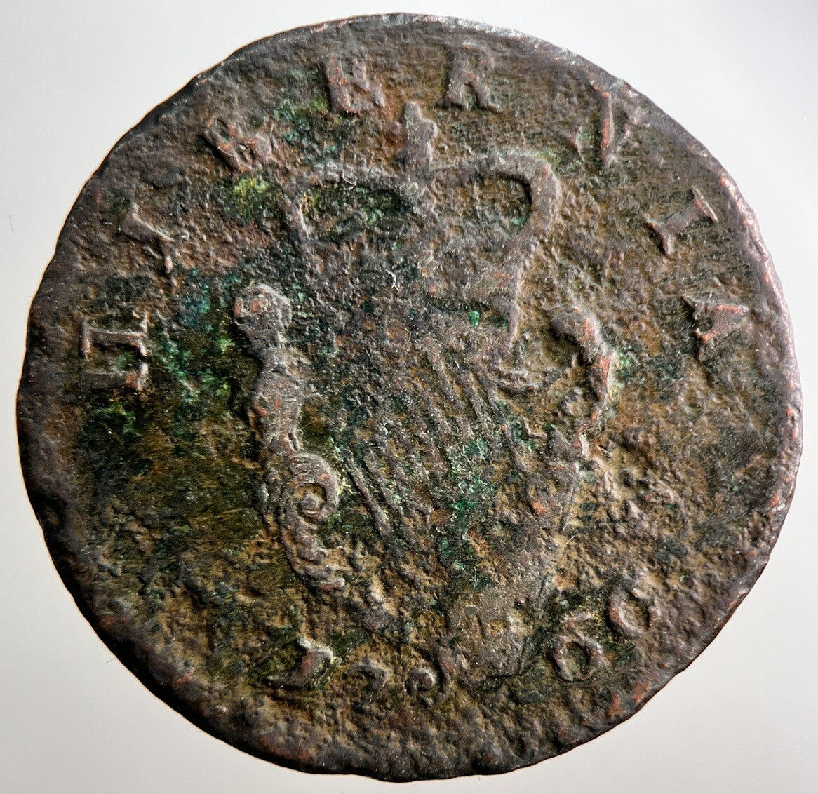 1766 Irish Hibernia Half - Penny Coin | Collectable Grade