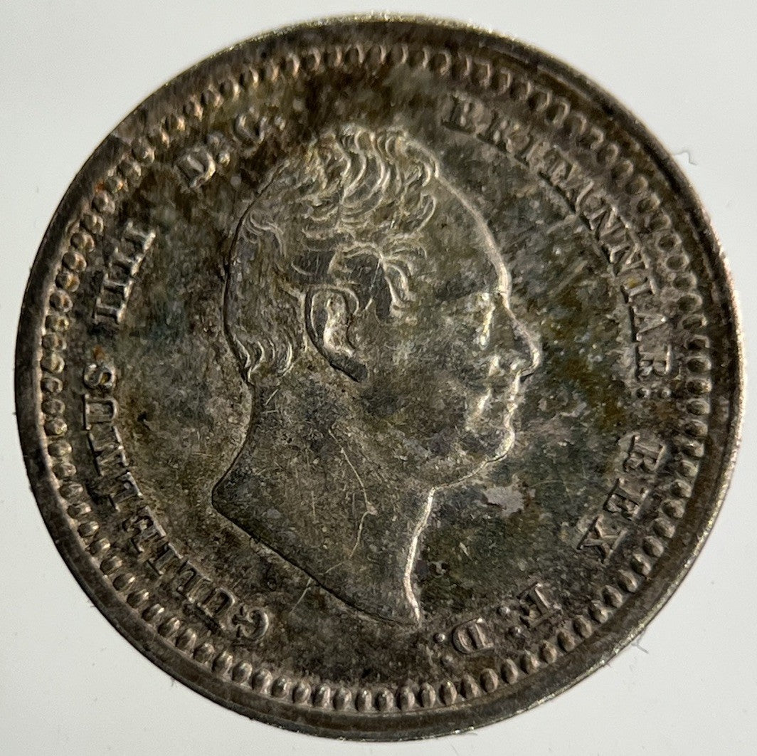 1833 William IV Maundy Two - Pence Silver Coin | Very High Grade