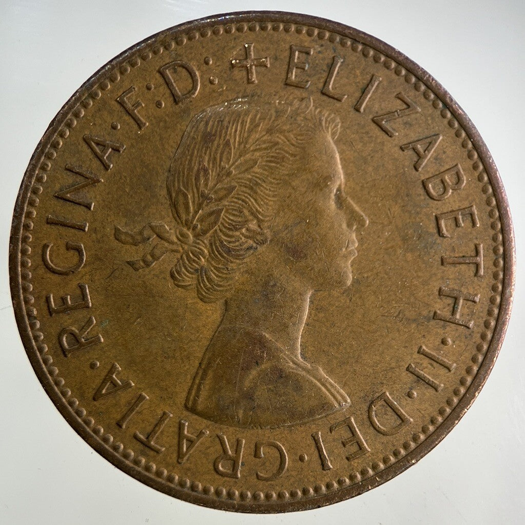 1964 Elizabeth II 2nd One Penny Coin | Fine Collectable Grade
