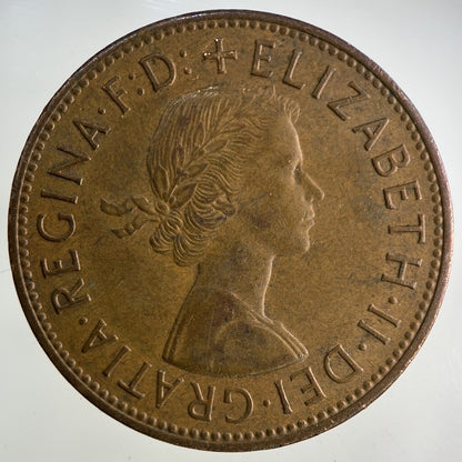 1964 Elizabeth II 2nd One Penny Coin | Fine Collectable Grade
