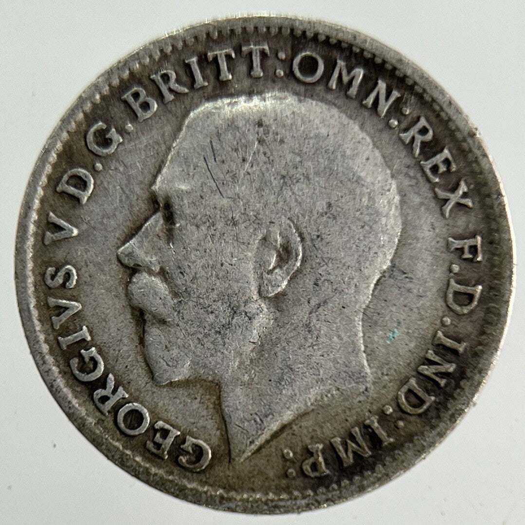 1917 George V Threepence Silver Coin | Fine Collectable Grade