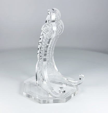 Clear Dragon 1oz Silver or Gold Coins / Amulet / Medal Display Stand