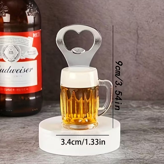 Mini Beer Pint Glass Drink Bottle Opener Fridge Magnet Premium Gift UK