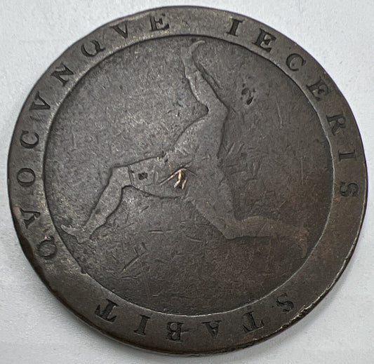 1813 Isle of Man Half - Penny Coin | Collectable Grade | a1050