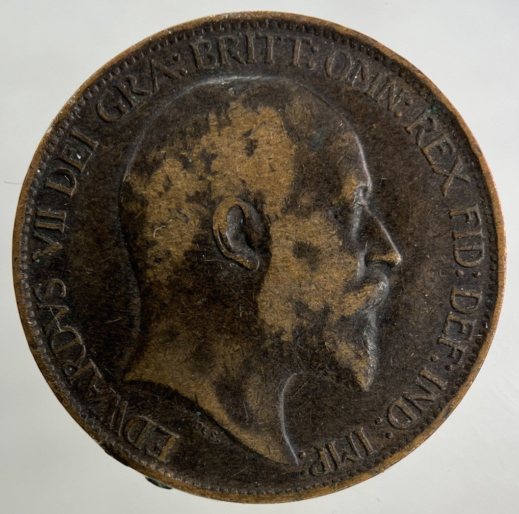 1902 Edward VII Half - Penny Coin | Fine Collectable Grade