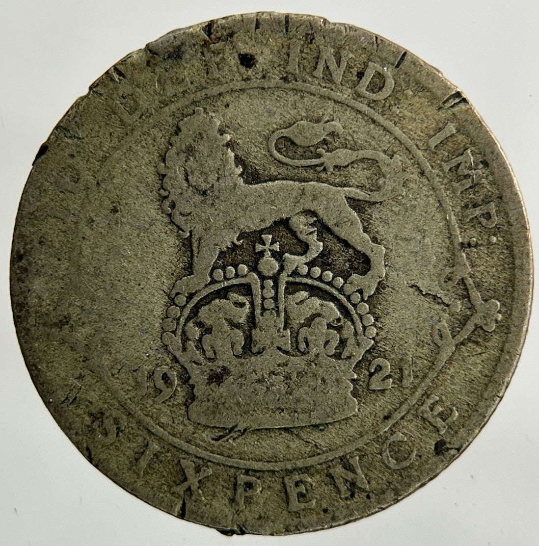1921 George V Sixpence Silver Coin | Collectable Grade