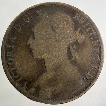 1894 Victoria One Penny Coin | Collectable Grade