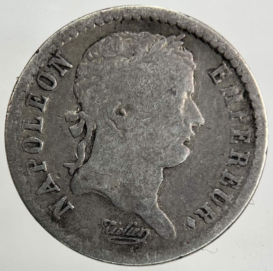 1808 France Napoleon 1/2 Demi Half Franc Silver Coin | Collectable Grade