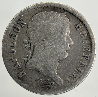 1808 France Napoleon 1/2 Demi Half Franc Silver Coin | Collectable Grade