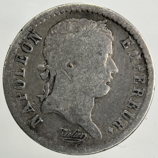 1808 France Napoleon 1/2 Demi Half Franc Silver Coin | Collectable Grade