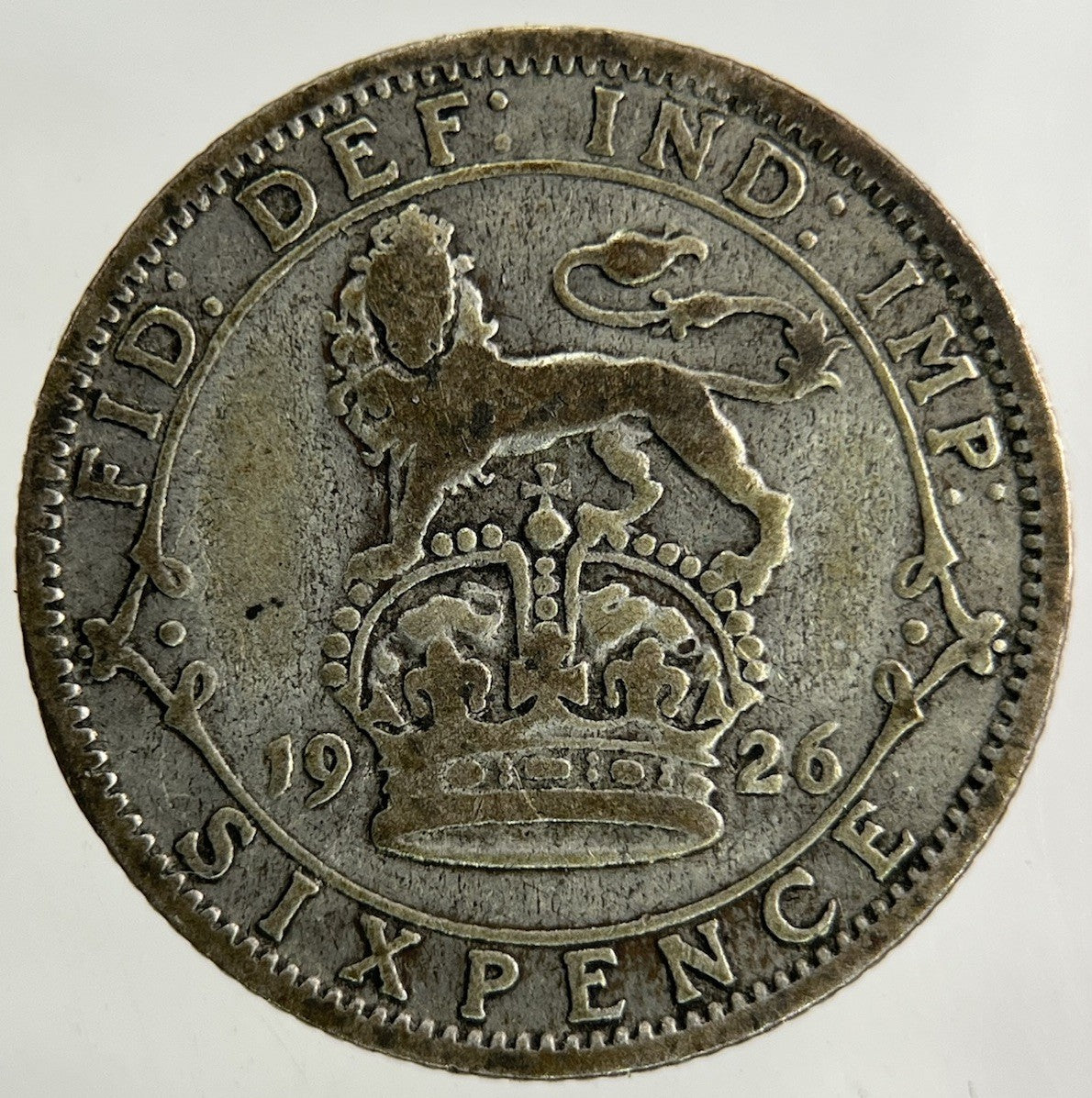 1926 George V Sixpence Silver Coin | Collectable Grade