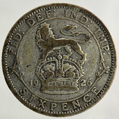 1926 George V Sixpence Silver Coin | Collectable Grade