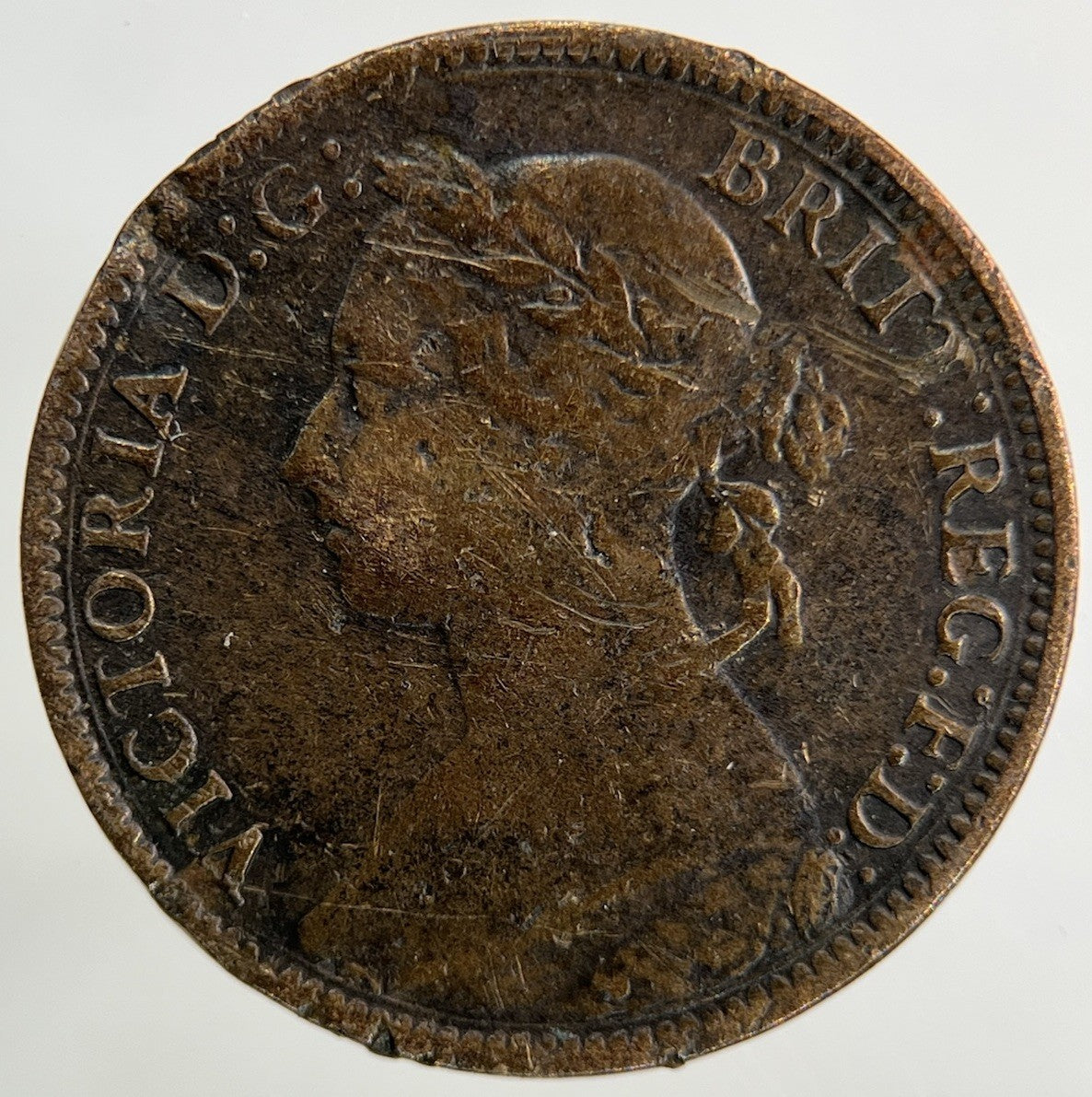 1886 Victoria Farthing Coin | Collectable Grade