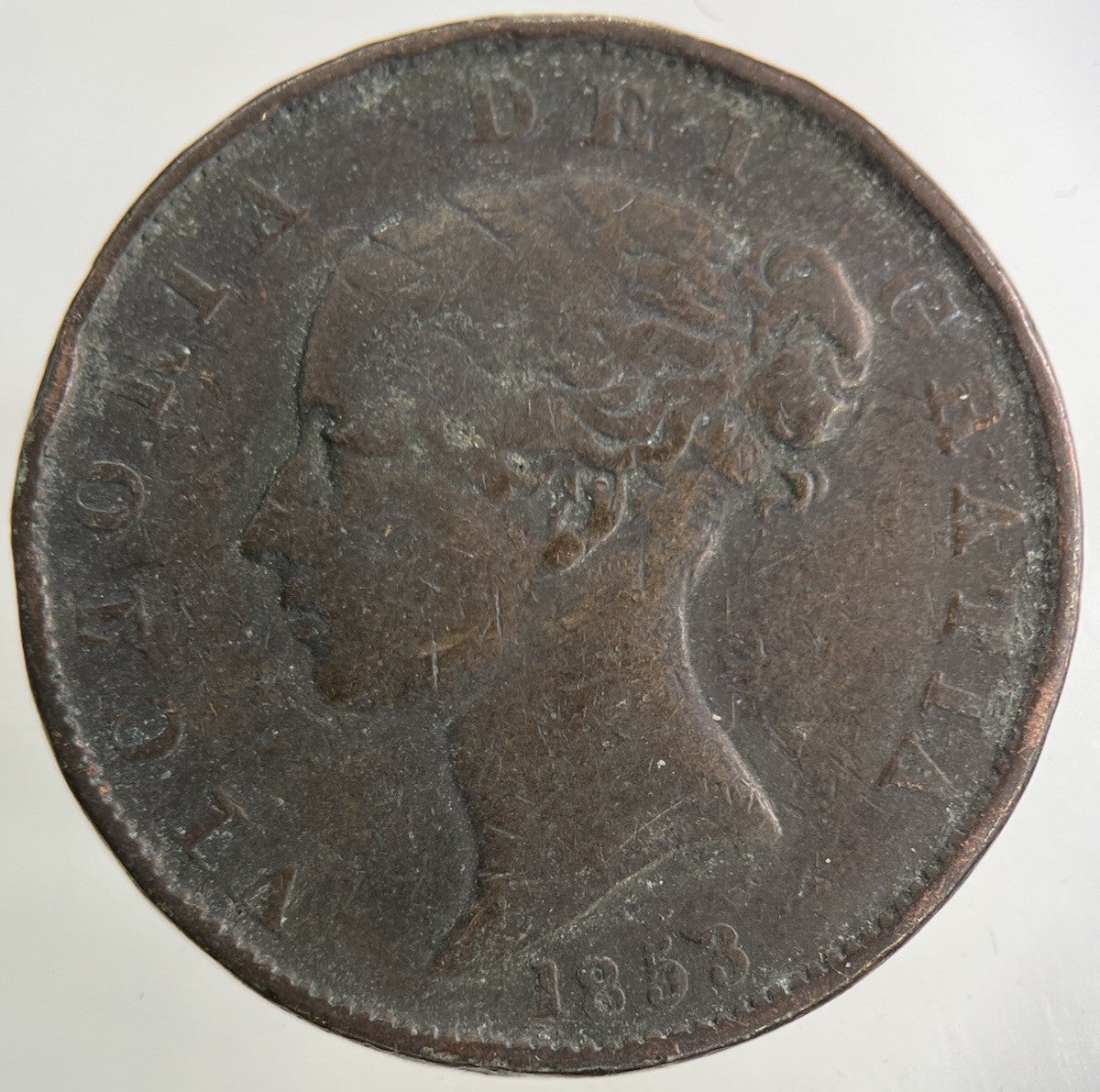 1853 Victoria Half - Penny Coin | Collectable Grade