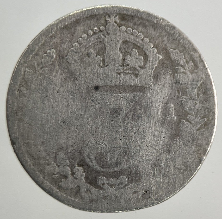 1891 Victoria Threepence Silver Coin | Fair Grade