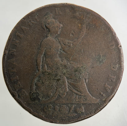 1827 George IV Half - Penny Coin | Collectable Grade