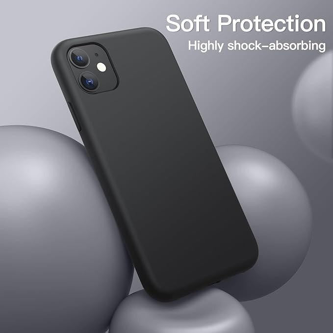 iPhone 11 Black Bumper Shockproof Silicone Protective Case