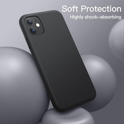 iPhone 11 Black Bumper Shockproof Silicone Protective Case