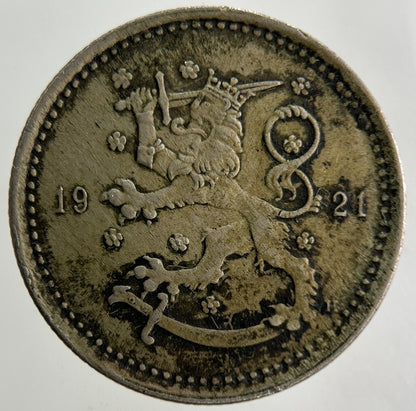 1921 Finland 1 Markka Coin | Fine Collectable Grade