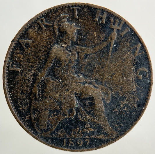1897 Victoria Farthing Coin | Collectable Grade