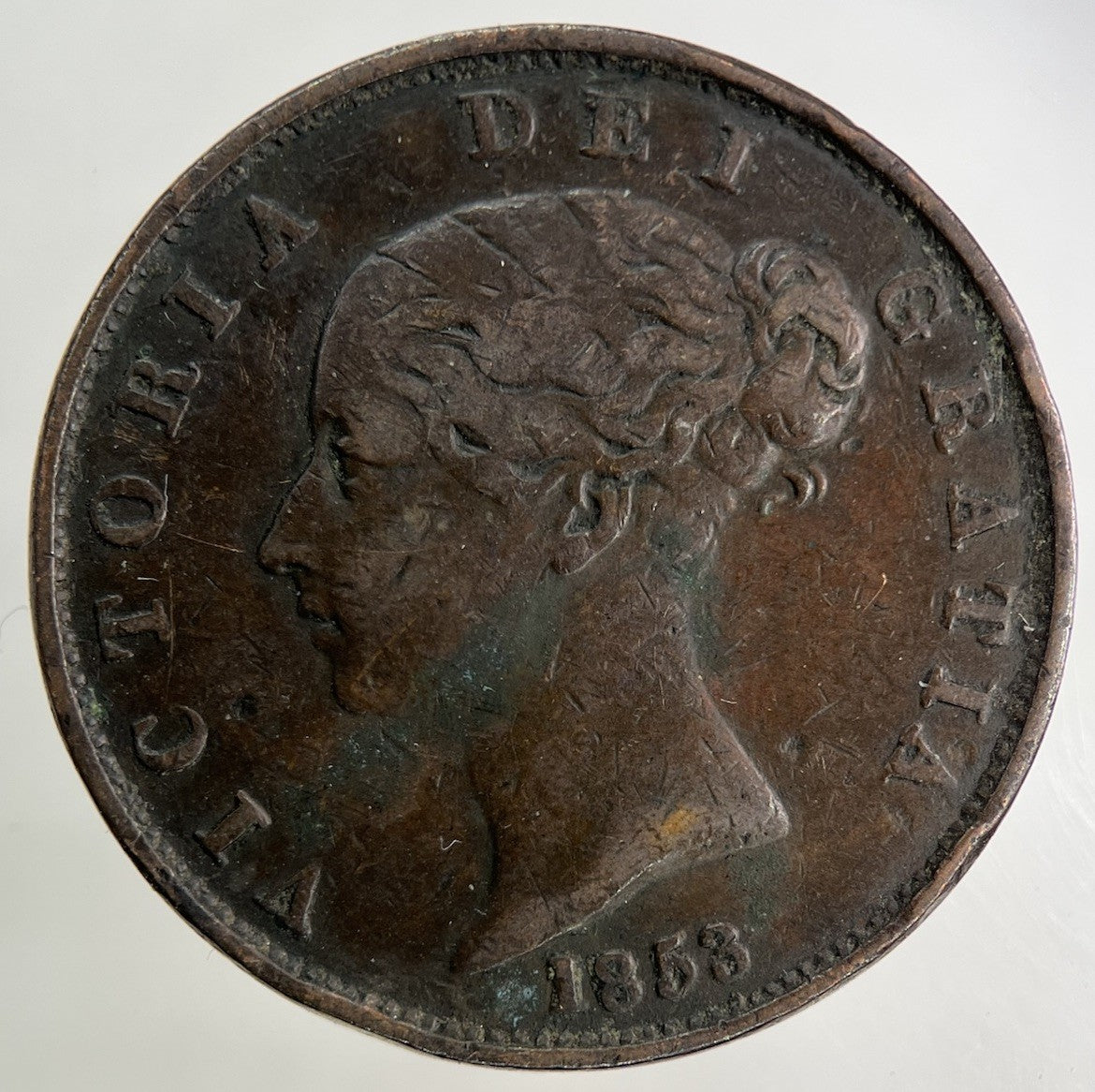 1853 Victoria Half - Penny Coin | Fine Collectable Grade