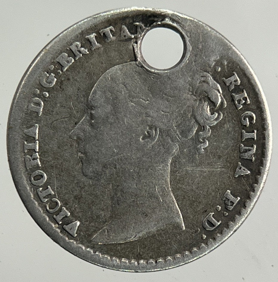 1846 Victoria Maundy One - Pence Silver Coin | Collectable Grade