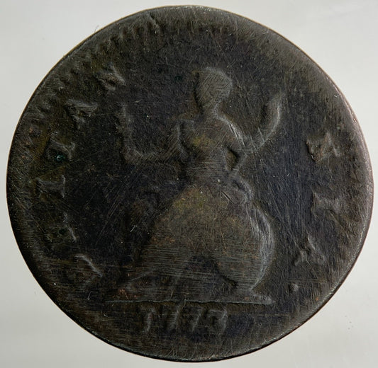 1773 George III 3rd Farthing Coin | Collectable Grade
