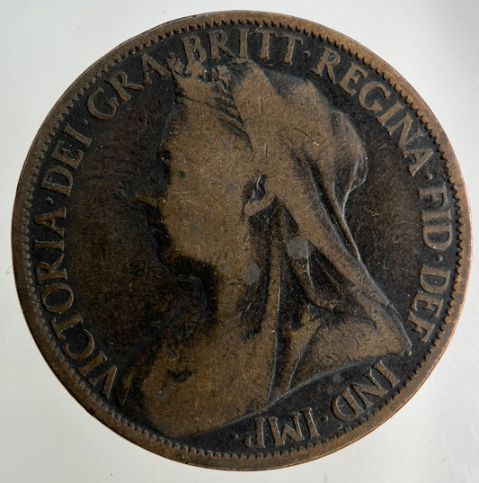 1899 Victoria One Penny Coin | Collectable Grade