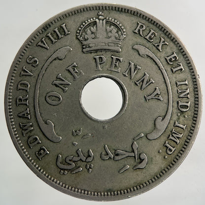 1936 West Africa One Penny Coin | Collectable Grade