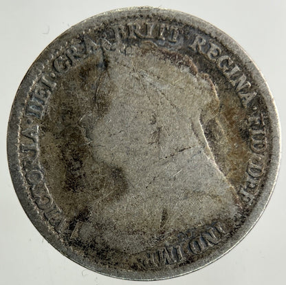 1894 Victoria Threepence Silver Coin | Fair Grade