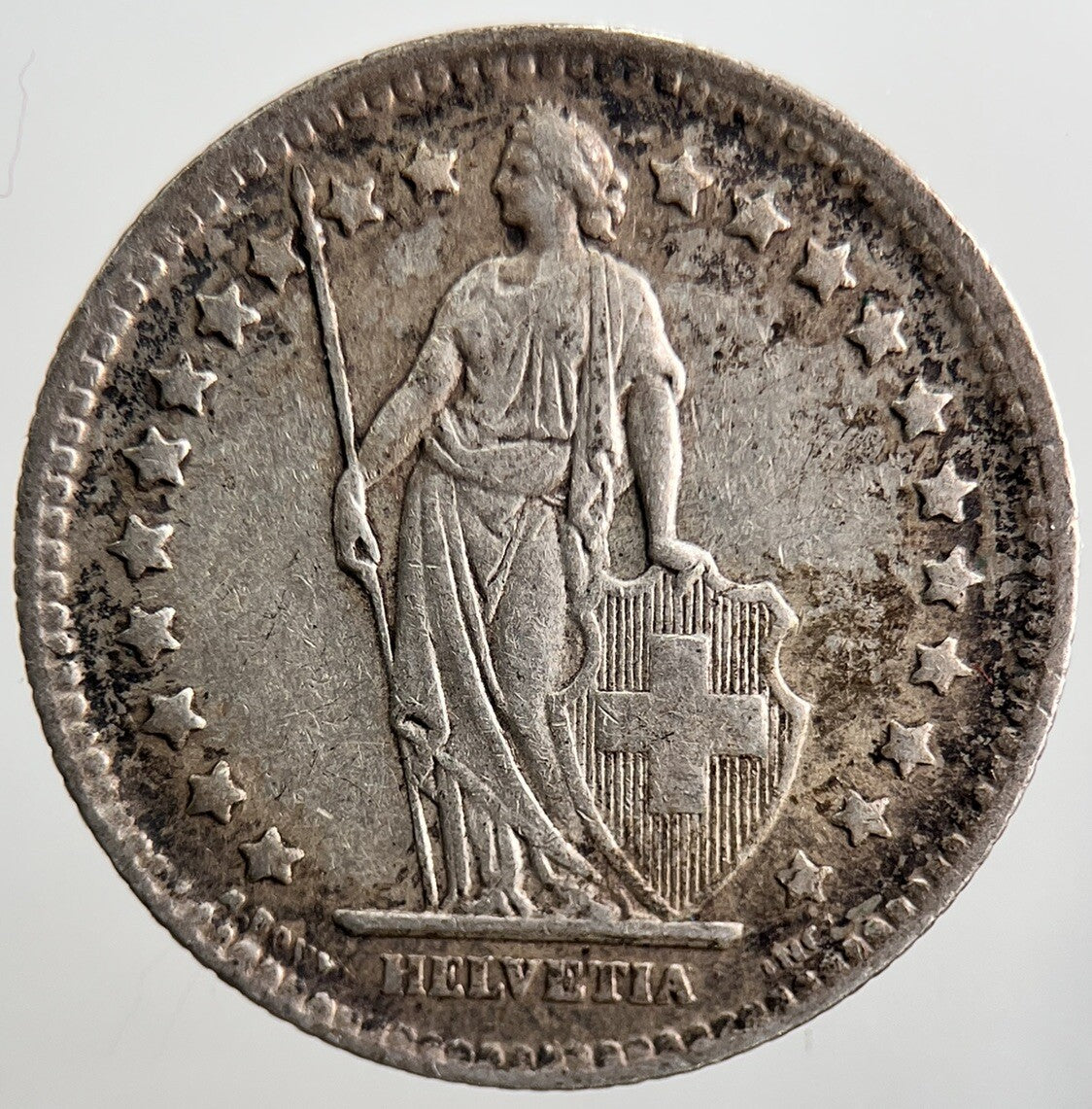 1944 Switzerland 1 One Franc Silver Coin | Very High Grade | a3266