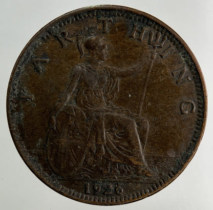1926 George V Farthing Coin | Fine Collectable Grade