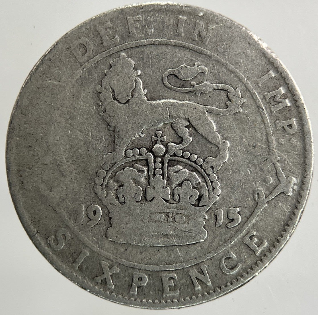 1915 George V Sixpence Silver Coin | Collectable Grade